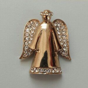 Monet Angel Brooch